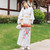 Traditional V-Neck Bathrobe Kimono  Women’s White Outer Garment Costume Girl Long Dress Japanese Kimonos for Woman Party Flower Japan Waistband Clothing Details Traditional V-Neck Bathrobe Kimono  Women’s White Outer Garment Costume Girl Long Dress Japanese Kimonos for Woman Party Flower Japan Waistband Clothing Details