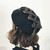Ribboned Beret   Women’s Sweet Cute Winter Hat Ribbon Woolen Lolita Berets classical Soft Straps Cross Bow Headwear Hats for Woman trendy in black Ribboned Beret   Women’s Sweet Cute Winter Hat Ribbon Woolen Lolita Berets classical Soft Straps Cross Bow Headwear Hats for Woman trendy in black