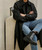 Double Breasted Windbreaker Coat   Mens Autumn Korean Fashion Double Breasted Windbreaker Men's Middle Long Loose Handsome Korea Trench Coats with Belt Plus Size Trendy for Man in Black Double Breasted Windbreaker Coat   Mens Autumn Korean Fashion Double Breasted Windbreaker Men's Middle Long Loose Handsome Korea Trench Coats with Belt Plus Size Trendy for Man in Black
