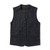 Denim Prairie Vest   Mens Double Sided Wear Cotton Woolen Reversible Cowboy Waistcoat Vintage Vests Outerwear Waistcoats for Man in Dark Blue Brown Checkered Plaid Denim Prairie Vest   Mens Double Sided Wear Cotton Woolen Reversible Cowboy Waistcoat Vintage Vests Outerwear Waistcoats for Man in Dark Blue Brown Checkered Plaid