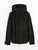 Hooded Vegan Sherpa Jacket   Mens Japanese Winter Thick Warm Oversized with Hood Zip Up Fluffy Loose Casual Faux Lamb Fur Coat Plus Size Japan Outerwear for Man in Black