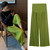 Wide Leg Loose Maternity Pants    Women’s Pleated Elastic Waist Belly Thin Ribbed Pleat Pants Clothes for Pregnant Women Pregnancy In Green Wide Leg Loose Maternity Pants    Women’s Pleated Elastic Waist Belly Thin Ribbed Pleat Pants Clothes for Pregnant Women Pregnancy In Green