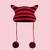 Little Devil Striped Hat  Women’s Y2K Beanie Ins Stripe Knitted Wool Pom Pom Cap Autumn and Winter Cute Cat Ears Pointed Pullover Beanies Hats Trends Headwear for Woman in Red White Little Devil Striped Hat  Women’s Y2K Beanie Ins Stripe Knitted Wool Pom Pom Cap Autumn and Winter Cute Cat Ears Pointed Pullover Beanies Hats Trends Headwear for Woman in Red White