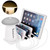 LED USB Charger Station Hub   Multi 5 Port 50W Chargers Hubs Mushroom LED Lamp Charge Dock QC3.0 Fast Charging for Mobile Phone Tablet Power Adapter