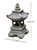 Courtyard Resin Solar Lamp Courtyard Resin Solar Lamp
