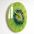 Kiwi Fruit Wall Clock  Bedroom Glass Wall Nordic Large Modern Kitchen Living Room Home Decor Green Clocks