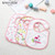 100% Cotton Baby Bibs 3-Piece