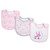 100% Cotton Baby Bibs 3-Piece