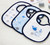 100% Cotton Baby Bibs 3-Piece
