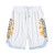 Basketball Shorts   Mens Ice Cream Color Matching Star Print Shorts Loose Sports Five-point Activewear Fitness Apparel Man and Women in White Basketball Shorts   Mens Ice Cream Color Matching Star Print Shorts Loose Sports Five-point Activewear Fitness Apparel Man and Women in White