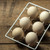 Metal Egg Organizer   Handmade Eggs Racks Cute Food Holder Support Rack Metalwork Kitchen Organizers Accessories Trendy in White