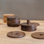 Round Placemat Coaster   Japan Style Wood Coffee Drink Holder Support Pad Placemat Heat Proof Japanese Coasters Mat Holders Home Office Table Decor Trending Placemats in Beachwood