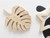 Wooden Ornaments  Japanese Home Decoration Accessories Wood Wall Desk Miniature Craft Work Nordic Baby Kids Star Moon Plane Leaf Butterfly Heart Rabbit Room Nursery Bedroom Japan Norway Decor