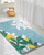 Fluffy Area Rug   Nordic Bathroom Mat Carpet Bath Room Floor Floral Absorbent Anti Slip Pad Bathmat Doormat Home Decor Norway Mats Scandinavia Rugs Scandinavian Trending Norwegian Bathmats