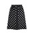 Mid-calf Polka Dot Skirt  Women’s Japanese Original Black And Gray Collision Color Polka Dot Retro Loose Half-body Female Autumn And Winter Niche Design Mid-Calf Japan Skirts for Woman