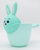 Bathing Bailer Cup   Boy Girl Unisex Cartoon Rabbit Bath Cap Toddler Children Baby  Shampoo Shower Spoon Bailers Child Washing Hair Cups Kids Bath Tool in trending Green