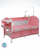 Multifunctional Baby Bed   Foldable Crib With Diaper Table Cradle Rocker Travel Beds Portable Cribs For 0-6 Years Old Unisex Boy Girl trending Bedroom in Pink