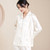 Silk Satin Maternity PJs   Women’s Pregnant Pajamas Set Long Sleeve Nursing Baby Breastfeeding Cardigan Tops + Adjustable Pants Pajama Nightwear Sleepwear for Woman in trendy White