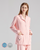 Nursing Pajama 2-Piece Set  Women’s 2PCS Maternity Pregnancy Sleepwear Lounge Women Maternity Clothes Breastfeeding Pyjama Set Long Sleeve loungewear for Woman in Trending Pink Bear