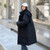 Maternity Thick Windbreaker Coat  Women’s Winter Long Thicken Keep Warm Down Jacket Pregnancy Woman Hooded Black Parkas Coats Plus Size Outerwear for Woman