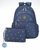 Multi-Store Maternity Stroller Backpack  Large Capacity Nursing Nappy Diaper Backpacks For Travel Multifunctional Bag Mother Mummy Mom Baby Bags in Trending Navy Blue Floral Flower