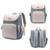 Diaper Backpack Bag  Unisex PU Large Capacity Waterproof Nappy Kits Mummy Maternity Travel Nursing Bags Newborn Baby Stroller Backpacks in Trendy Blue Green Pink Diaper Backpack Bag  Unisex PU Large Capacity Waterproof Nappy Kits Mummy Maternity Travel Nursing Bags Newborn Baby Stroller Backpacks in Trendy Blue Green Pink