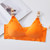 Wire-Free Push Up Nursing Bralette  Women’s Seamless Bra Latex Maternity Underwear Bras For Pregnant Women Intimate Breastfeeding Comfortable Bras In Orange