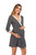 Maternity Laced Nightgown  Women’s Summer V-neck Lace Home Leisure Belted Nightdress Loose Pregnancy Nightgowns Lingerie Loungewear Sleepwear Nightdresses For Pregnant Woman in Dark Gray / Grey