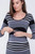 Maternity Nursing Boatneck Stripe Dress Maternity Nursing Boatneck Stripe Dress