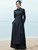 Jacquard Cheongsam Maxi Dress   Women’s Vintage Punk Punkrock Goth Gothic Black Long Elegant Luxury Mandarin Collar Long Sleeve A Line Side Split Shirt Dresses for trendy Woman Jacquard Cheongsam Maxi Dress   Women’s Vintage Punk Punkrock Goth Gothic Black Long Elegant Luxury Mandarin Collar Long Sleeve A Line Side Split Shirt Dresses for trendy Woman