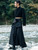 Elegant Maxi Skirt  Bohemia Women’s Vintage Desinger Black High Rise Waist Fringe Long A Line Skirts Boho Fashion for trend Bohemian Woman