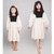Patch Dress in Cotton-Linen Patch Dress in Cotton-Linen
