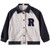Teen Baseball Jacket  Girls Beige Black R Patchwork Denim Varsity Fashion All-match Teenagers Children Costumes Spring Casual Sport Kids Teens Summer Outerwear Jackets 10 12 13 14 15 16 Year