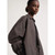 Loose Fit Shirt  Women’s Spring Summer Minimalist Dark Brown Dry Commuting Casual Wool Single-breasted Long-sleeved Petite Size Shirts for trendy Woman Loose Fit Shirt  Women’s Spring Summer Minimalist Dark Brown Dry Commuting Casual Wool Single-breasted Long-sleeved Petite Size Shirts for trendy Woman