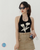 Floral Tank Top  Women’s Sleeveless Slim Y2k Flower Print Sexy Off Shoulder Halter Camisole Korean Summer Tops for trending Woman in Black