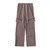 Harajuku Ruched Cargo Pants  Genderful Unisex Anywear Women’s Mens Retro Wide Leg Solid Color Oversized Fashion Side Pockets Zip Casual Plus Size Trousers for trend Man Woman in Khaki Hemp color Harajuku Ruched Cargo Pants  Genderful Unisex Anywear Women’s Mens Retro Wide Leg Solid Color Oversized Fashion Side Pockets Zip Casual Plus Size Trousers for trend Man Woman in Khaki Hemp color