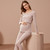 Maternity Nursing PJ Set  Women’s Warm 2-Piece Underwear Suit Clothing Solid Color Seamless Comfortable Pregnancy Pajamas 2 Pcs/Sets Loungewear for Pregnant Woman in Light Purple Maternity Nursing PJ Set  Women’s Warm 2-Piece Underwear Suit Clothing Solid Color Seamless Comfortable Pregnancy Pajamas 2 Pcs/Sets Loungewear for Pregnant Woman in Light Purple