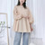 Boatneck Lantern Sleeve Top  Women’s Korean Style Maternity Round O-Neck Blouse Shirt Solid Color Loose Pregnant Women Fashion Blouses Plus Size Korea Shirts Tops Pregnancy Clothes for Woman in Beige Boatneck Lantern Sleeve Top  Women’s Korean Style Maternity Round O-Neck Blouse Shirt Solid Color Loose Pregnant Women Fashion Blouses Plus Size Korea Shirts Tops Pregnancy Clothes for Woman in Beige