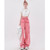 High-Rise Mop Cargo Pants  Women’s Pink High Rise Waist Plus Size Trouser Casual Vintage Fashion Leisure Straight Wide Leg Summer Indie Mopping Trousers for stylish Woman High-Rise Mop Cargo Pants  Women’s Pink High Rise Waist Plus Size Trouser Casual Vintage Fashion Leisure Straight Wide Leg Summer Indie Mopping Trousers for stylish Woman