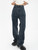 Dark Blue High-Rise Jeans  Women’s High Rise Waist Vintage Straight Baggy Denim Pants Streetwear American Style Fashion Wide Leg Trousers for styled Plus Size Woman