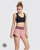 Sports Double Shorts  Women’s Side Pocket Gym Running Short pants Breathable Activewear Quick Dry Yoga Workout Fitness Plus Size Sportswear for trending Woman in Pink