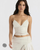 Vegan Leather Lace-Up Crop Top   Women’s Sexy Backless Lace Up Y2k PU-Leather Streetwear Clothes Elegant Club Party Camis Tops Sarong for trending Woman in Ivory White Vegan Leather Lace-Up Crop Top   Women’s Sexy Backless Lace Up Y2k PU-Leather Streetwear Clothes Elegant Club Party Camis Tops Sarong for trending Woman in Ivory White