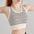 Seamless Padded Sports Brami Bra  Women’s Wire Free with Chest Pad Sportswear No Steel Ring Striped Fitness Running Yoga Quick-drying Breathable Underwear Activewear Tops for Plus Size Trendy Woman in Black Seamless Padded Sports Brami Bra  Women’s Wire Free with Chest Pad Sportswear No Steel Ring Striped Fitness Running Yoga Quick-drying Breathable Underwear Activewear Tops for Plus Size Trendy Woman in Black