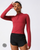 MiteigiYūki Finger-Hole Sports Top  Women’s Mockneck Activewear Gym Fitness Clothing Long Sleeve Half Zipper Fashion Sport Wear Full Length T-Shirt Sportswear Tops Plus Size T-Shirts for trending Woman in Rust Red MiteigiYūki Finger-Hole Sports Top  Women’s Mockneck Activewear Gym Fitness Clothing Long Sleeve Half Zipper Fashion Sport Wear Full Length T-Shirt Sportswear Tops Plus Size T-Shirts for trending Woman in Rust Red