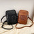 Vegan Leather Shoulder Bag  Women’s Small Vintage Crossbody Cash Purse Cell Phone Fashion Soft PU Handbag Purse Bags for Woman in Black Coffee Brown