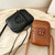 Vegan Leather Shoulder Bag  Women’s Small Vintage Crossbody Cash Purse Cell Phone Fashion Soft PU Handbag Purse Bags for trendy Woman in Black Coffee Brown