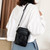 Vegan Leather Shoulder Bag  Women’s Small Vintage Crossbody Cash Purse Cell Phone Fashion Soft PU Handbag Purse Bags for Woman in Black