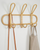 Rattan Clothes Rack  Entryway Wall Hooks Kids Garments Organizer Hat Hanging Hook Wooden Hanger Kids Room Decor Lobby trending Coat Hangers