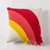 Embroidery Rainbow Pillow Cover   Nordic Multicolor red cotton Cute Tassels Cushion Covers Stylish Kids Room Stylish Square Home Decoration Pillows