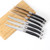Steak Knife Set 24-Piece   24Pcs Laguiole Cutlery Black Handles Elegant Flatware Silverware trend Professional Tableware Set Steak Knife Set 24-Piece   24Pcs Laguiole Cutlery Black Handles Elegant Flatware Silverware trend Professional Tableware Set